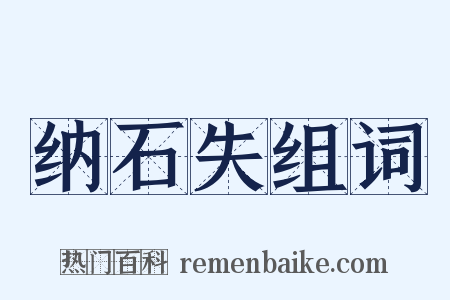 纳石失组词是什么意思的图片